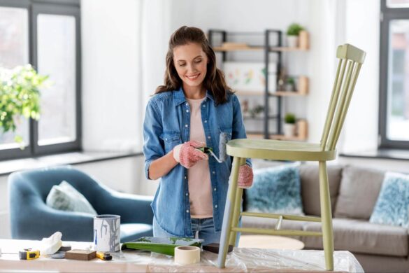 going green when decorating the home